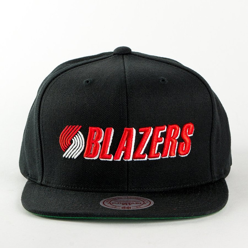 Czapka z daszkiem Mitchell and Ness snapback Wool Solid Portland Trail Blazers black