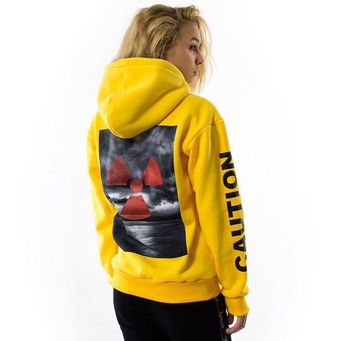 Majors hoody Caution HD yellow
