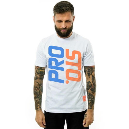 Koszulka męska Prosto Klasyk t-shirt Close white