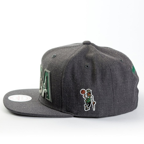 Czapka Mitchell and Ness snapback Insider Reflective Boston Celtics grey
