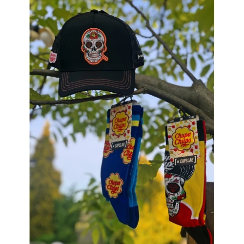 CapsLab czapka z daszkiem Casquette Trucker Chupa Chups Femme black