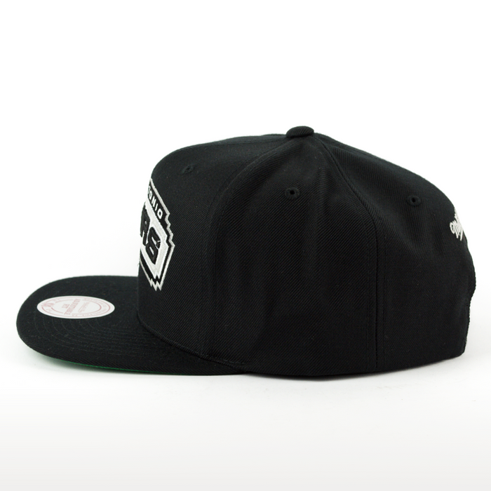 Mitchell and Ness snapback Solid Team Colour SB San Antonio Spurs black
