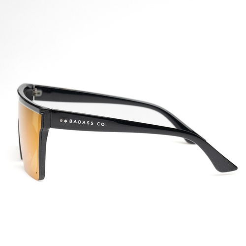 NewBadLine okulary przeciwsłoneczne One Glass black flash - green mirror 01-77