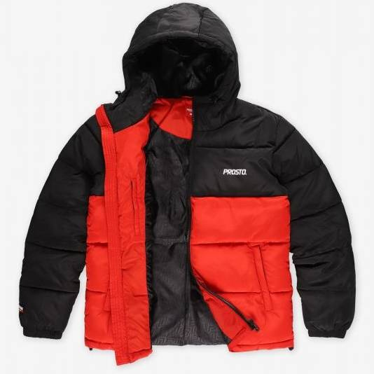 Prosto Klasyk jacket Winter Adament FW21 red / black
