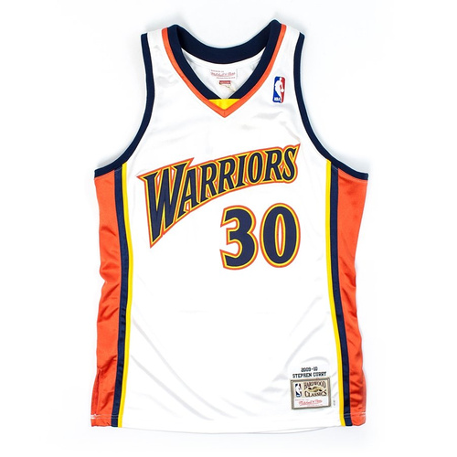 Mitchell and Ness authentic jersey HWC Golden State Warriors Stephen Curry 2009-10 white