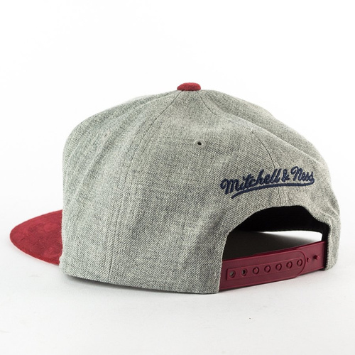 Mitchell and Ness snapback Heather Micro Cleveland Cavaliers grey heather / burgundy