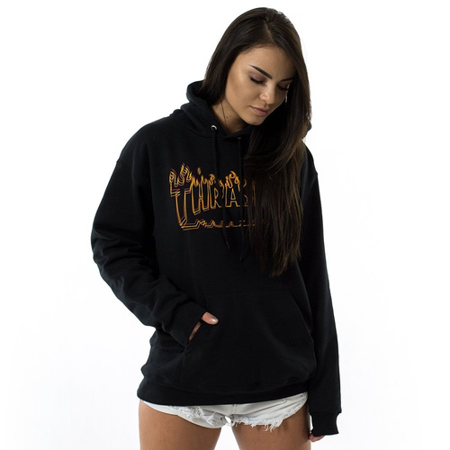 Thrasher sweatshirt hoody Richter black