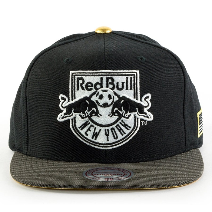 Czapka z daszkiem Mitchell and Ness snapback Gold Tip New York Red Bulls black / dark grey / gold