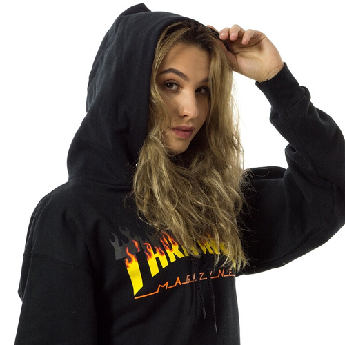 Bluza damska Thrasher hoody WMNS BBQ black