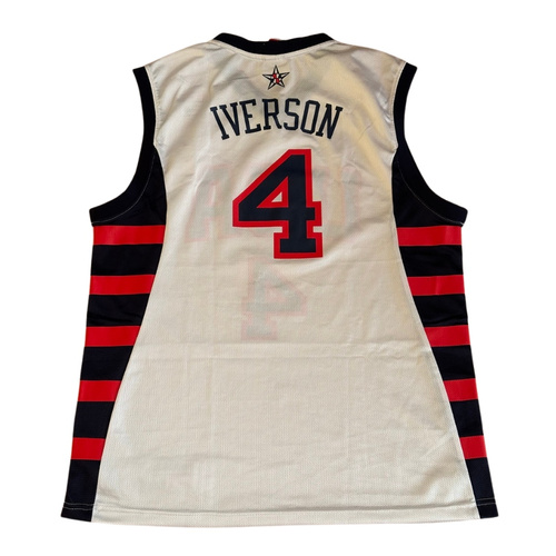 Reebok Jersey Team USA 2004 Allen Iverson white - used 8,5/10