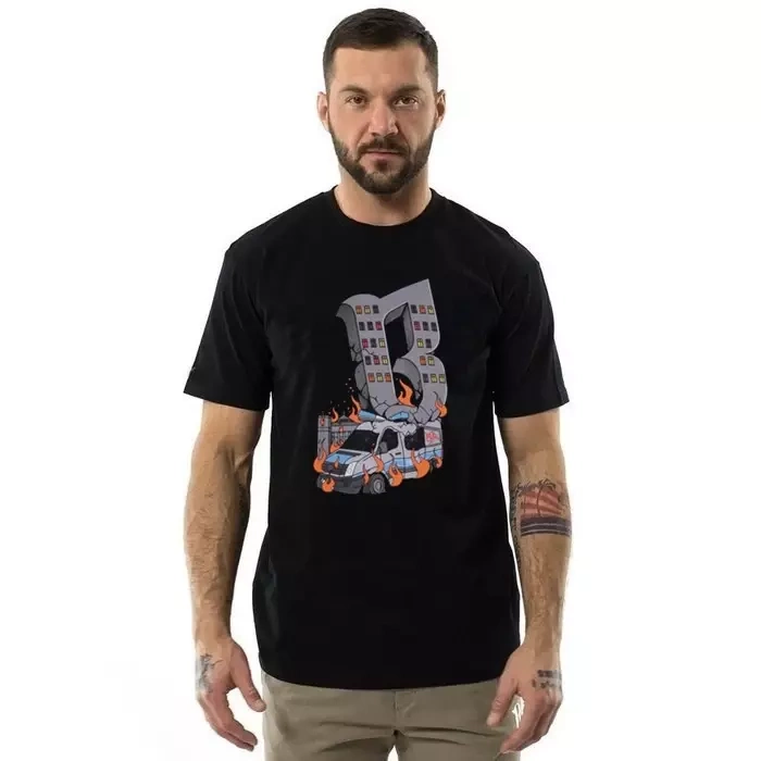 BOR t-shirt B Block black