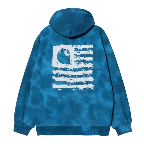 Carhartt WIP sweatshirt Hooded Chromo Sweat white / amalfi chromo