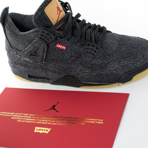 Buty męskie Jordan 4 Retro Levis black jeans (A02571-001) TM
