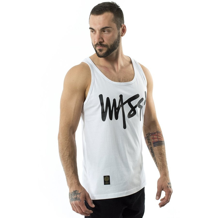 Koszulka męska Mass Denim tank top Signature white $