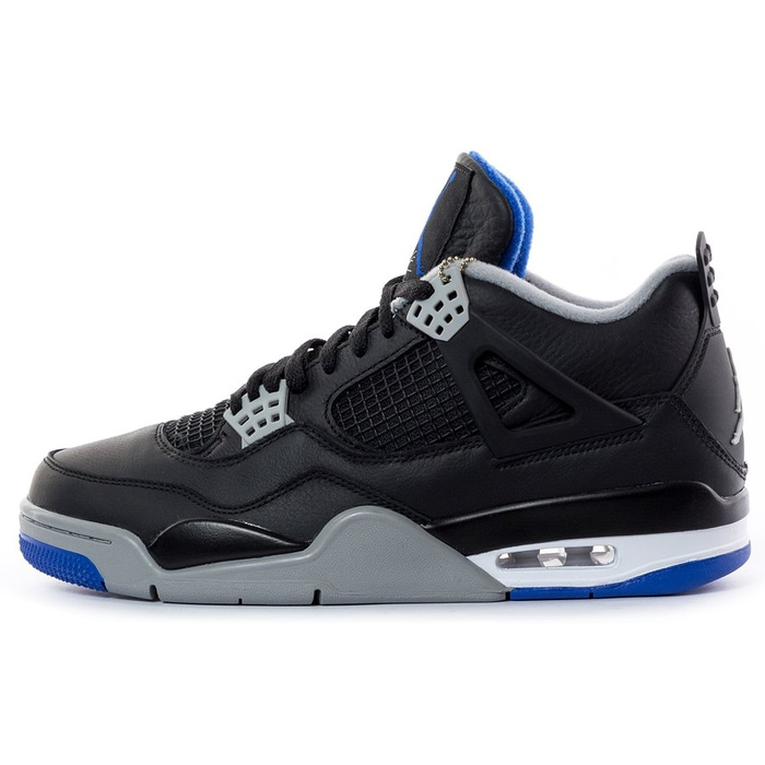 Jordan 4 Retro Motorsport Away black / game royal - matte silver (308497-006) TM