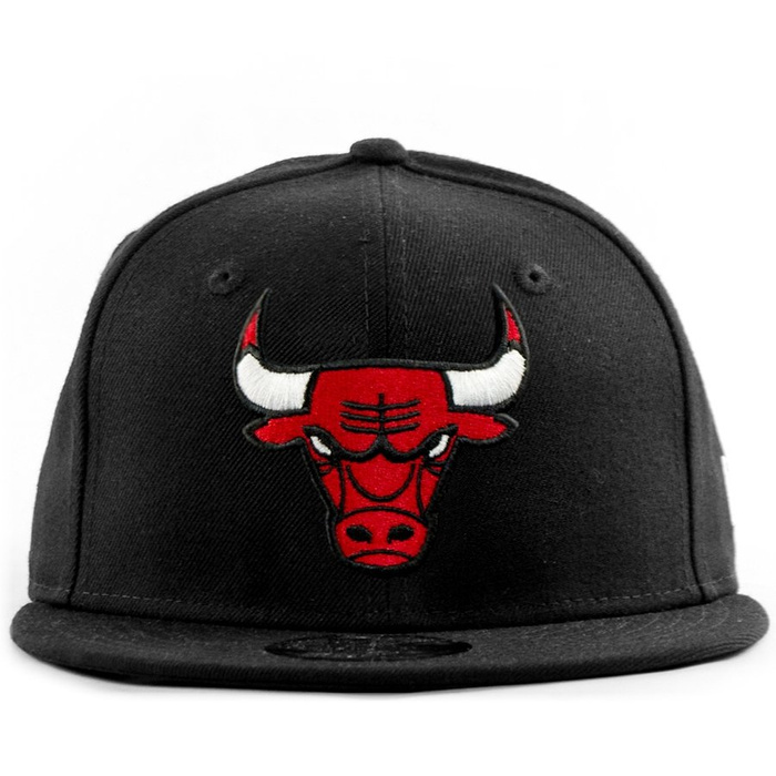 Czapka z daszkiem New Era snapback 9FIFTY Chicago Bulls black