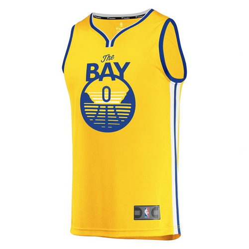 Fanatics Replica Jersey NBA Statement Edition Golden State Warriors D'Angelo Russell yellow (Youth Collection)