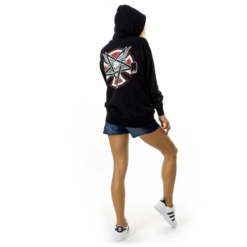 Thrasher X Independent sweatshirt hoody Pentagram Cross black N