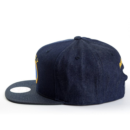 Mitchell and Ness snapback Raw Denim Golden State Warriors denim