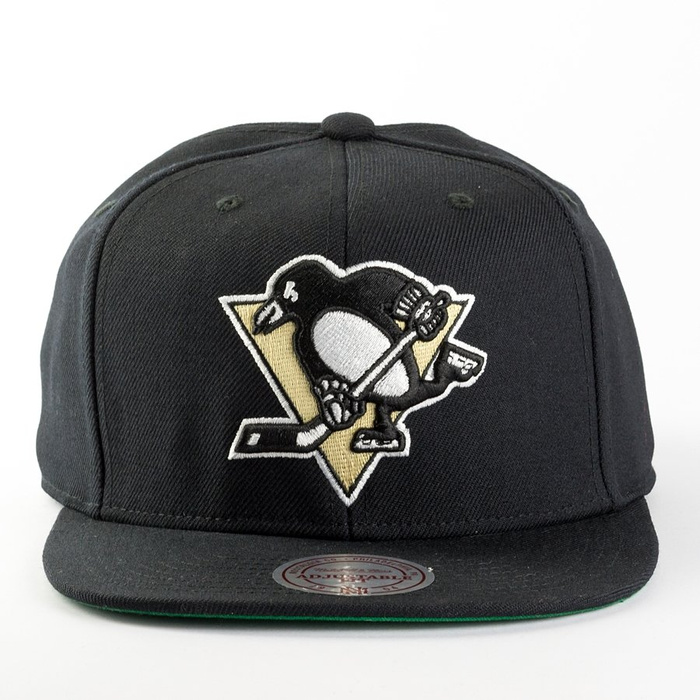 Mitchell and Ness snapback Wool Solid Pittsburg Penguins black