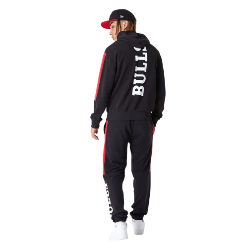 New Era sweatshirt hoody Colour Block NBA Chicago Bulls black