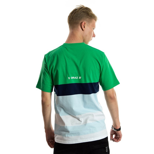 Prosto X Vistula t-shirt Johan green / navy / blue / white