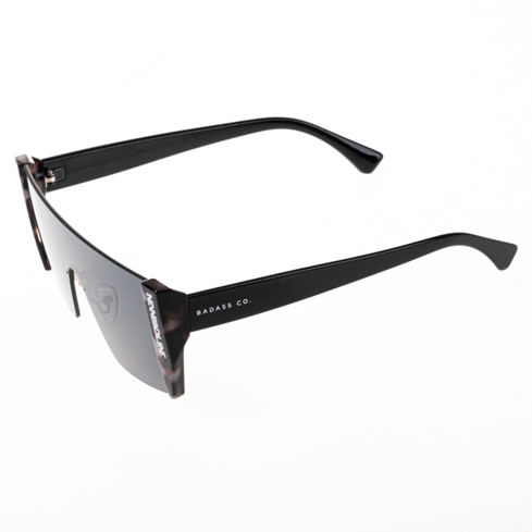 NewBadLine sunglasses Trapstar black print / flash black