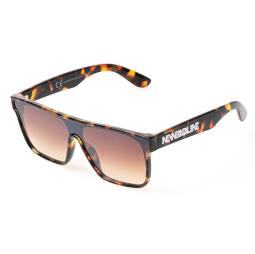 NewBadLine sunglasses Attack Brown Print Flash tonal brown