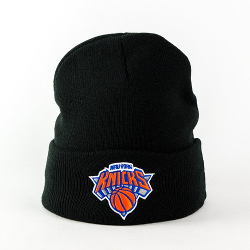 Czapka zimowa Mitchell and Ness Logo Cuff Knit New York Knicks black