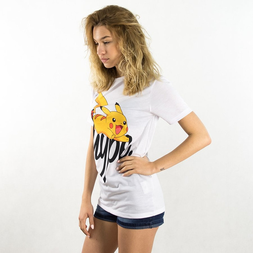Koszulka Hype x Pokemon t-shirt WMNS Pikachu Script white