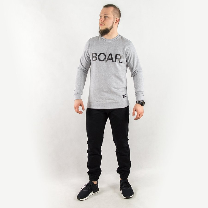 Bluza męska Boar Clothing crewneck Sulu grey heather