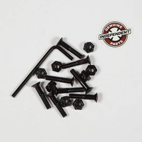 Independent Trucks Cross Bolts Allen In black 1"