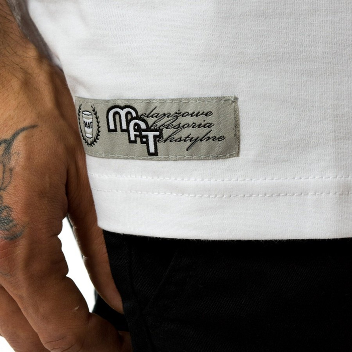 Koszulka męska MAT Wear t-shirt #Caps #Sneakers #Basketball white