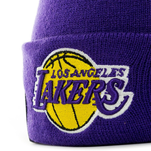 Czapka zimowa New Era Team Cuff Knit NBA Los Angeles Lakers royal M