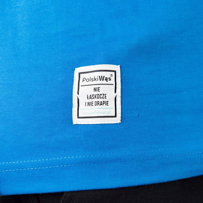 Koszulka Polski Wąs t-shirt Wąski blue