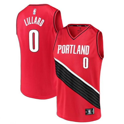 Fanatics koszulka koszykarska Replica Jersey NBA Statement Edition Portland Trail Blazers Damian Lillard red  (kolekcja młodzieżowa) 