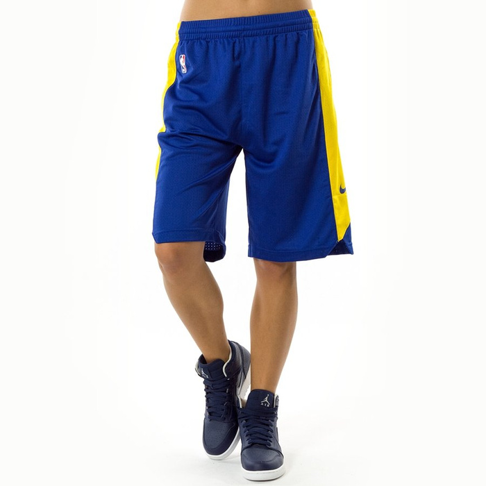 Spodenki damskie Nike shorts Golden State Warriors yellow (EZ2B7BAST-WAR)
