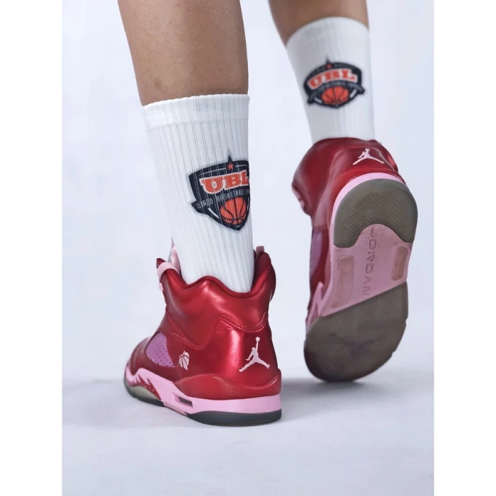 hSports x MAT Wear socks UBL Front Logo white