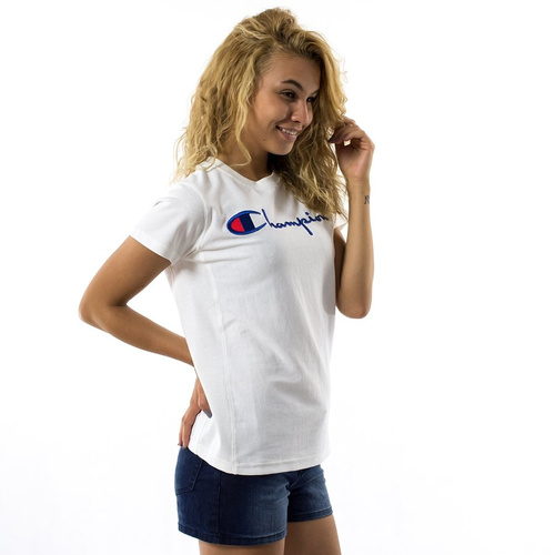 Champion t-shirt Reverse Weave Front Logo top white (110772/S18/WW001)