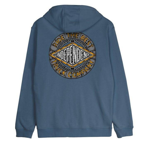 Independent Zip Hoodie Mako Tile summit steel blue