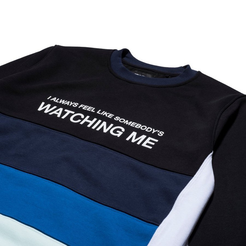 Bluza męska Prosto crewneck Royal Spark black