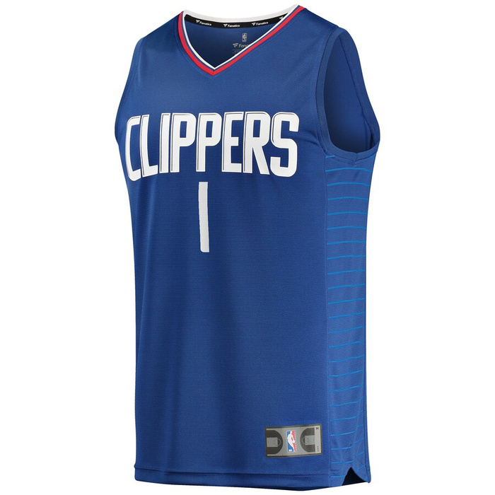 Fanatics Replica Jersey NBA Icon Edition Los Angeles Clippers Reggie Jackson blue