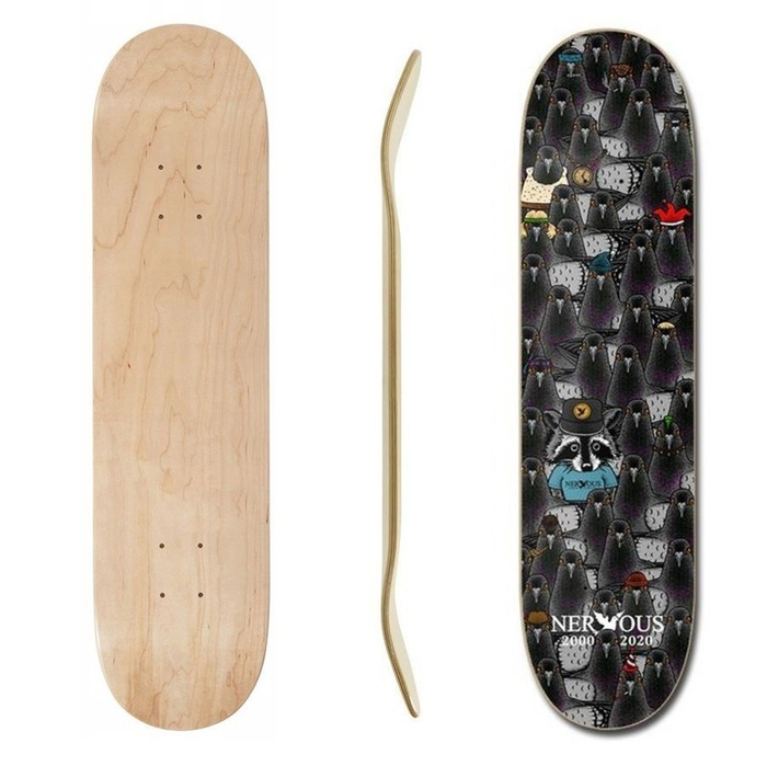 Nervous deck Mob black 8.375 