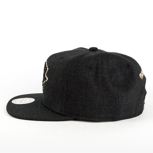 Czapka Mitchell and Ness snapback Team Heather Pittsburgh Penguins black