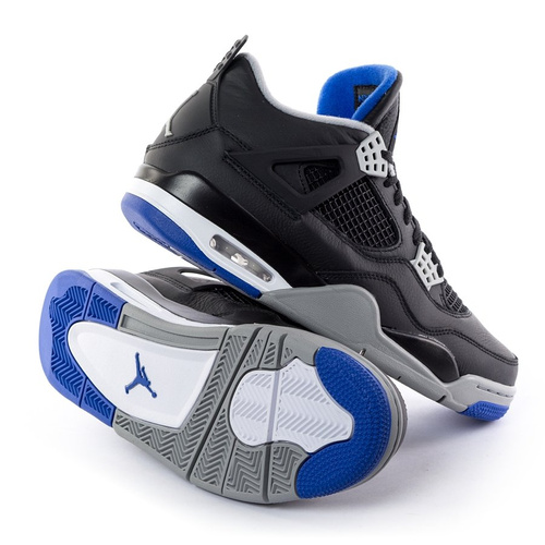 Jordan 4 Retro Motorsport Away black / game royal - matte silver (308497-006) TM