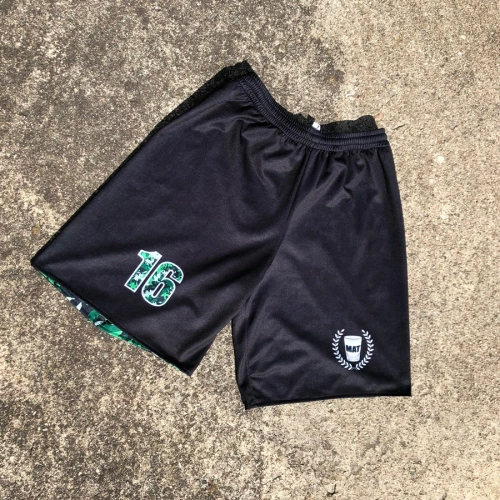 PREORDER Proton x Melanżowe x Akcesoria Tekstylne xMAT Wear reversible shorts Bottle Camo white / black / camo