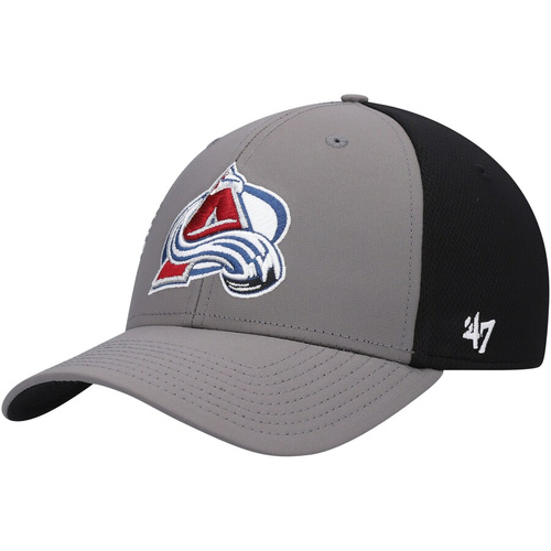 Czapka z daszkiem 47brand flex hat NHL Wycliff Contender Colorado Avalanche grey / black