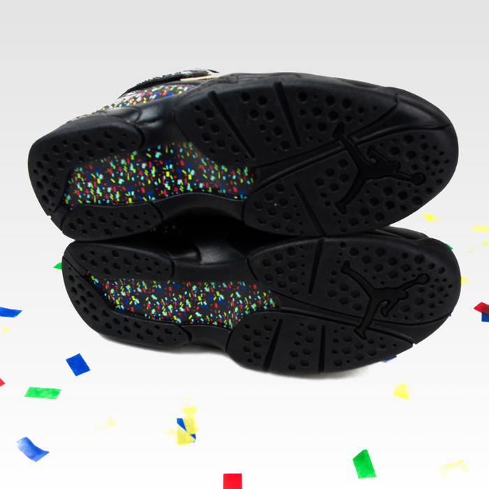 Buty do koszykówki Nike Air Jordan VIII Retro Confetti black / metallic gold - anthracite (832821-004) TM