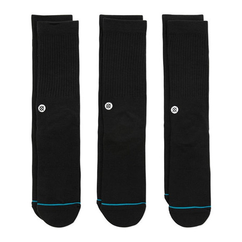 3 Pack Skarpet Stance socks Uncommon Solids Icon black