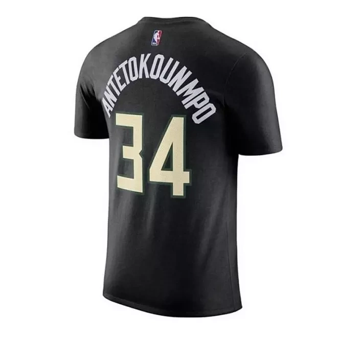 Jordan t-shirt NBA Statement Edition Milwaukee Bucks Giannis Antetokounmpo black (kids collection)